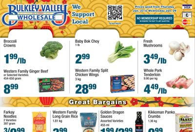 Bulkley Valley Wholesale Flyer January 23 to 29