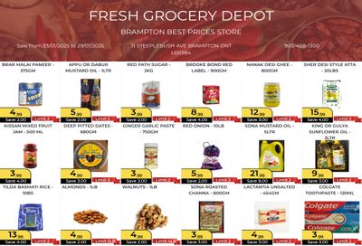 Fresh Grocery Depot Flyer January 23 to 29