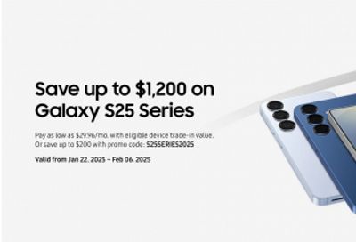 Samsung Canada Deals: Save up to $1,200 on Galaxy S25 Series + 50% Off