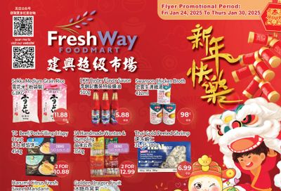 FreshWay Foodmart Flyer January 24 to 30