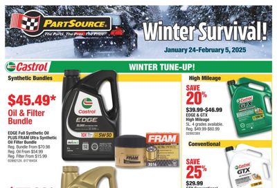 PartSource Flyer January 24 to February 5