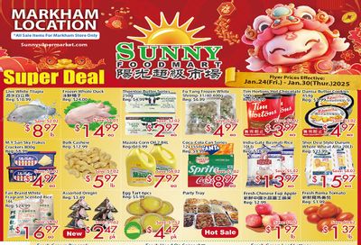 Sunny Foodmart (Markham) Flyer January 24 to 30