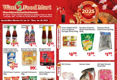 Wan 2 Food Mart Flyer January 24 to 30