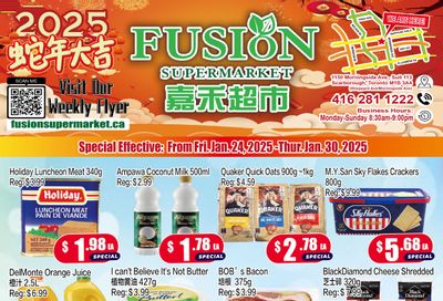 Fusion Supermarket Flyer January 24 to 30