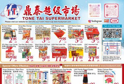 Tone Tai Supermarket Flyer January 24 to 30