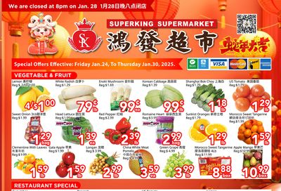 Superking Supermarket (North York) Flyer January 24 to 30