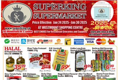 Superking Supermarket (London) Flyer January 24 to 30