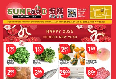 Sunfood Supermarket Flyer January 24 to 30