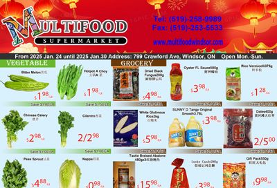 MultiFood Supermarket Flyer January 24 to 30