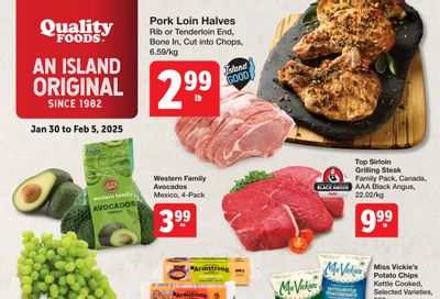 Quality Foods Flyer January 30 to February 5