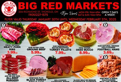 Big Red Markets Flyer January 30 to February 5