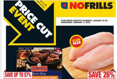 No Frills Ontario Flyer Deals January 30th – February 5th