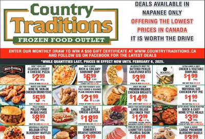 Country Traditions Flyer January 30 to February 6