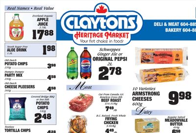 Claytons Heritage Market Flyer January 31 to February 6