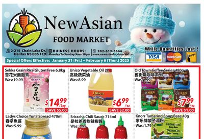 New Asian Food Market Flyer January 31 to February 6