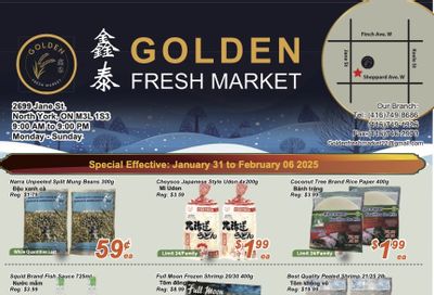 Golden Fresh Market Flyer January 31 to February 6