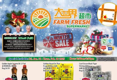 Farm Fresh Supermarket Flyer January 31 to February 6