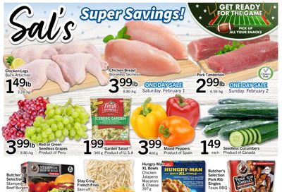 Sal's Grocery Flyer January 31 to February 6