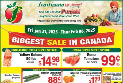 Fruiticana (Edmonton) Flyer January 31 to February 6