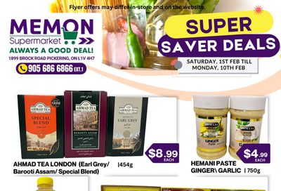 Memon Supermarket Flyer January 31 to February 6