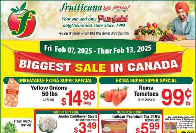 Fruiticana (Calgary) Flyer February 7 to 13