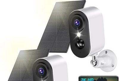 Amazon Canada Deals: Save 46% on Solar Security Cameras Wireless Outdoor Using Promo Code & Coupon + 40% on 2-in-1 Solar Deck Lights + More