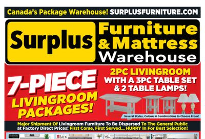 Surplus Furniture & Mattress Warehouse (Thunder Bay) Flyer March 3 to 16