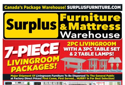 Surplus Furniture & Mattress Warehouse (St. John's, Corner Brook, Grand Falls Windsor) Flyer March 3 to 16