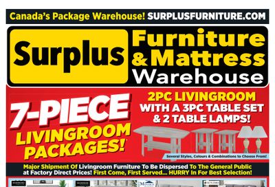 Surplus Furniture & Mattress Warehouse (Red Deer) Flyer March 3 to 16